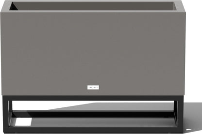 Veradek Block Series Raised Long Box Planter for Patio & Garden | Durable All-Weather Use with Aluminum Stand | Modern Décor for Herbs, Flowers