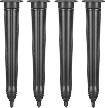 4 Pack Garden Watering Stake Large UV-Protected ABS Plastic Deep Root Irrigation Spike for Trees, Shrubs, Bushes, Shrubs, Flowers, Fruits, Vegetables, Potted Plants (14 Inch)
