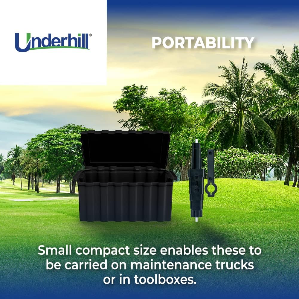 Underhill EasyOut 2in1 Sprinkler Removal Tool for Rotors and Spray Head Replacement with Torque Wrench, Irrigation Pop-up Repair Tool, A-EO-SRT-RS