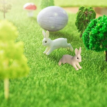 Fairy Garden Accessories, 28Pcs, Miniature Forest Kit, Tiny Resin Animal, Miniature Garden Figurines with Moss for DIY Craft, Desktop Decoration