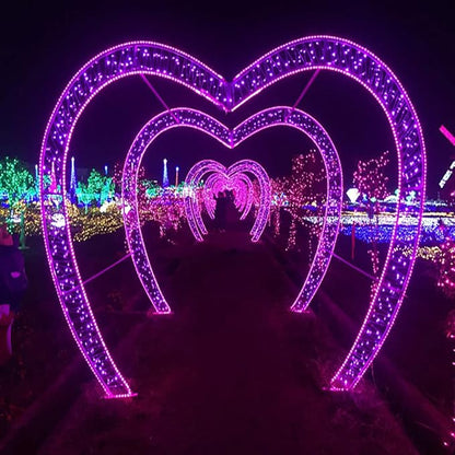 FULLBELL Fairy Lights Outdoor String Lights 33ft 100 LED with Memory Modes Controller, Extendable Christmas Lights Decorations for Wedding, Christmas, Party, Patio, Indoor Outdoor (Purple)