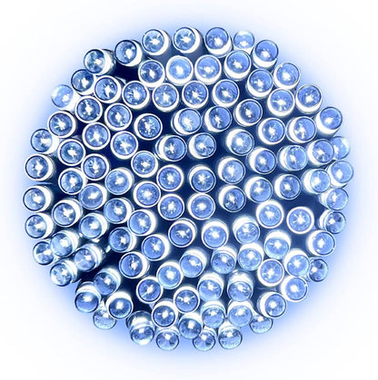 2 Pack Solar Christmas Lights Outdoor, 72FT 200 LED Solar String Lights with 8 Lighting Modes, IP65 Waterproof Solar Lights Outdoor for Xmas Garden Party Tree Decor