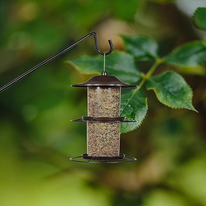 Heavy Duty Deck Bird Feeder Hanger Hook for Railing 13 Inch 4 Pack for Bird Feeders,Planters,Plants Flower Suet Baskets,Lanterns,Wind Chimes Holiday Decoration (4 Pack)