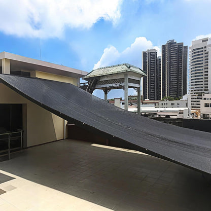 winemana Black Shade Cloth 30x30 FT– 50% Sun Shade Mesh Tarp for Greenhouse, Garden, Patio, Dog Kennel, Chicken Coop, and Outdoor Protection, Plants Cover Shade Netting with 2 Reinforced Grommets