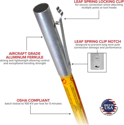 Jameson FG-6/3F Fiberglass Pole Set