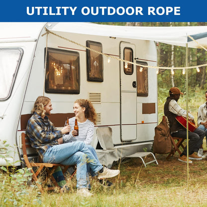 Vanhench Natural Jute Rope Heavy Duty, 1IN x 50 Feet Thick Sisal/Hemp Nautical Rope for Climbing/Tug of War/Swing, Team Building Games for Carnival Party, Bundling, Crafts (Brown)