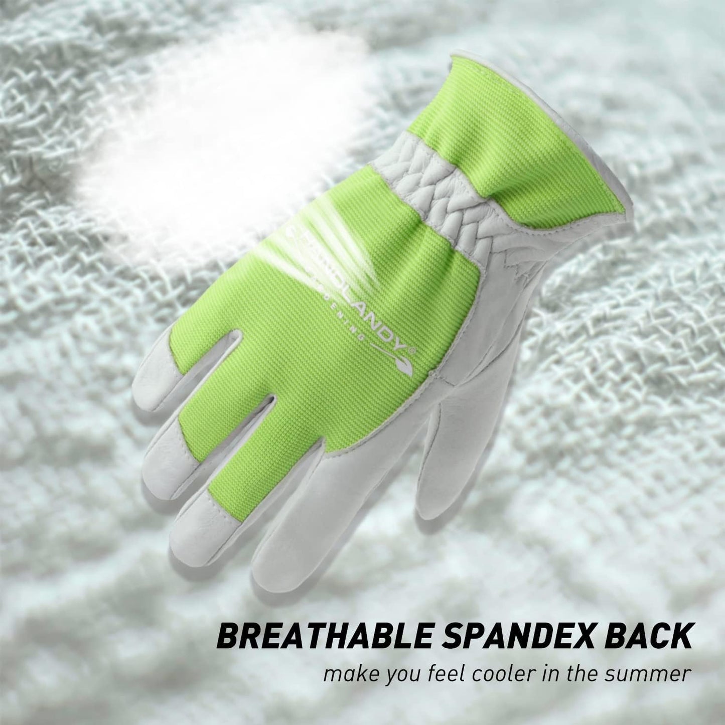 HANDLANDY Women Safety Work Gloves Utility Touch Screen Working Grip Glove for Yardwork Gardening Breathable Mechanic Gloves