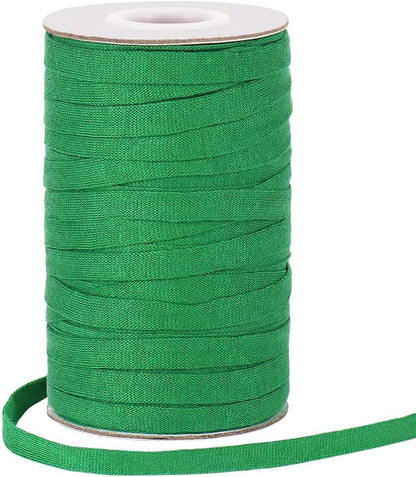 Plant Ties, 164 Feet 8mm Green Garden Twine Soft Garden String Stretchy Tree Supports Biodegradable for Tomato Plants, Climbing Roses and Vines Organizing