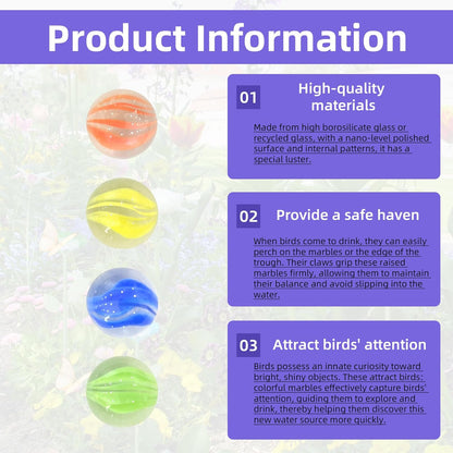 4 pcs Metal Colorful Flower Design Butterfly Feeders Bowl Bee Watering Station with 20 Colorful Glass Marbl for Outdoor Patio Garden Decoration (Red,Green,Blue,Yellow)