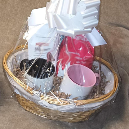 KINJOEK 2 Packs Wicker Woven Basket, 13" x 9" x 4.8" Multipurpose Natural Willow Basket with Handle Premium Linen Cotton Cloth Lining for Storage and Decoration, Natural