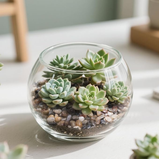 10lbs Rocks for Plants Indoor, 3/8 Inch Small Pebbles for Plants, Aquariums, Bamboo, Vase, Succulent, Outdoor Landscaping, Decorative Plant Rocks for Pots Indoor, Polished Mixed Color