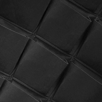 SOUJAP 2 Pack 18 Pockets Vertical Wall Garden Planter Plant Grow Bag, Hanging Felt Grow Bags Vertical Wall Garden for Indoor, Outdoor, Flower, Garden, Vegetable and Home Decoration (Black)