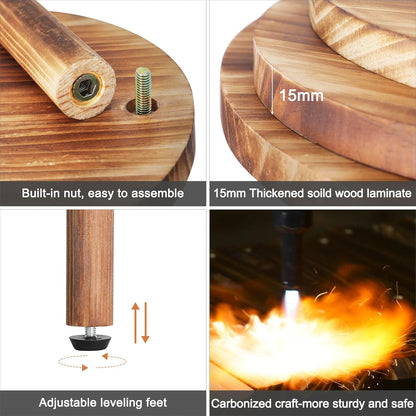 3 Tiers Plant Stand Indoor,Wood Plant Stands for Indoor Plants Multiple,Corner 3 Steps Ladder Plant Shelf High Low Flower Stand Planter Display Rack for Patio Balcony Living Room