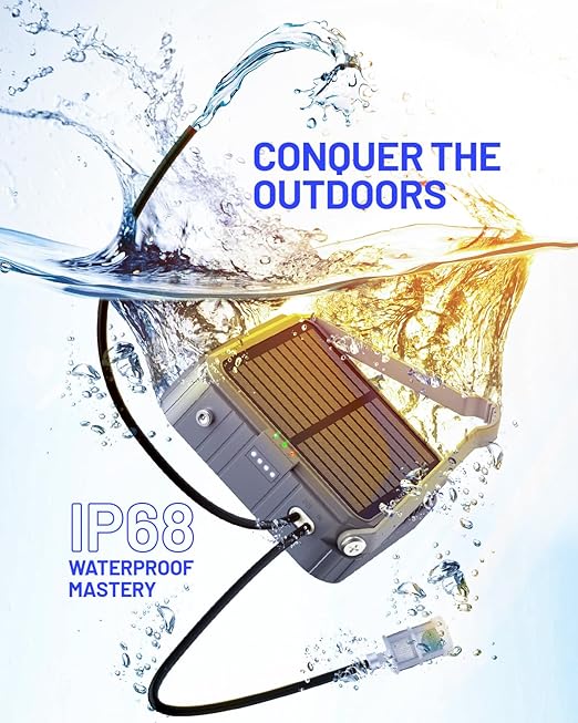 Solar Automatic Drip Irrigation System, Harness Sunshine or External Power for Indoor and Outdoor Use, Rain or Shine! Anti-Siphoning, Supports Up to 15 Potted Plants, User-Friendly Design. (Gray-1pcs)