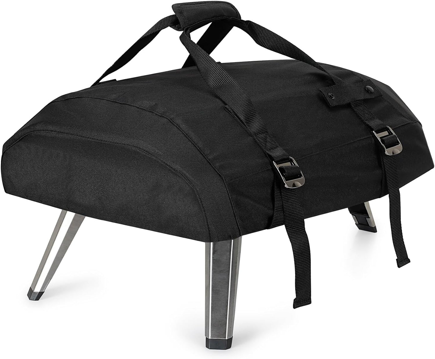 Onlyfire Pizza Oven Cover for Ooni Koda 12, Heavy Duty Waterproof Weather Resistant Dust-Proof Pizza Protective Carry Cover, Black