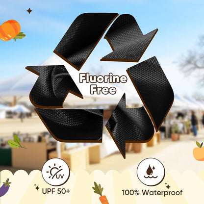 Quictent 10x10 Pop Up Canopy Tent, Instant Setup Gazebo for 1 Person, Portable & Compact, Waterproof & UV Protection, Ideal for Camping, Beach, Parties, and Outdoor Events