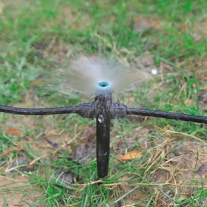 Drip Irrigation Emitters Sprayers for 1/4" Tubing, Adjustable 360 Degree Water Flow Sprayer on 6.5" Arrow Stake for Garden Irrigation System(30Pcs Irrigation Sprayers)