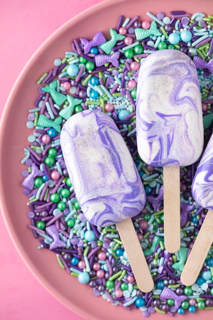 Sweets Indeed Sprinkles, Mermaid Edible Sprinkle Mix, Perfect for Cake Decorations, Baking, Ice Cream, Cookies, Cupcake Topper