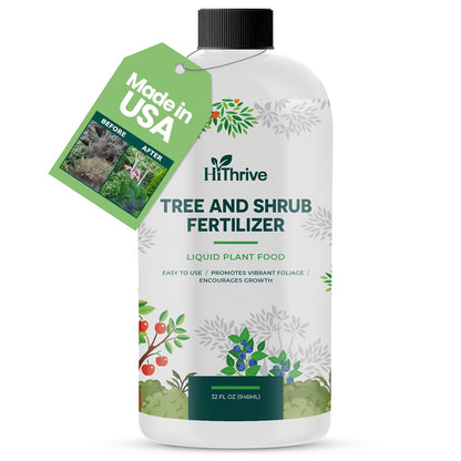 32oz Tree and Shrub Plant Food - Makes 32 Gallons of Tree and Shrub Fertilizer, Liquid Plant Fertilizer for Healthy Roots, Foliage & Year-Round Growth, Nutrient-Rich Formula for All Trees & Shrubs