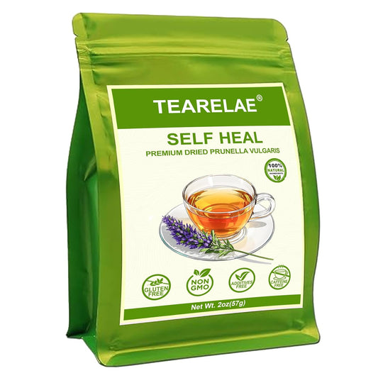 TEARELAE - Self Heal Herb - Natural Prunella Vulgaris, 2oz/56g - Whole Dried Xia Ku Cao - Sun-Dried, No Additives, Non-GMO, Caffeine-Free