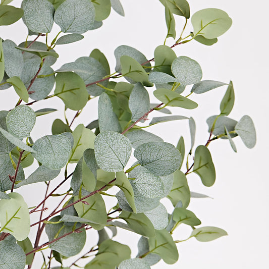 Aveyas 5ft Artificial Eucalyptus Tree for Home Decor, 5 Feet Large Faux Floor Plant Fake Silk Trees with Pot for Indoor Outdoor House Living Room Office (5 ft Tall)