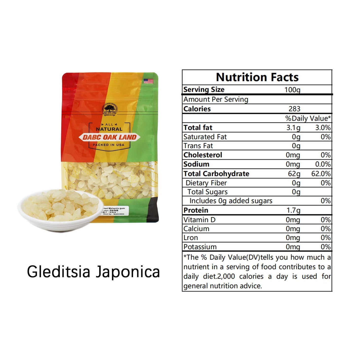 DOL Dried Snow Swallow Natural Malaysia, 100% Natural Snow Lotus Seed Gum Gleditsia Sinensis, Plant Collagen and Low Fat, Good With Peach Gum 清熱潤肺 排毒養顏 AAA級精選 野生雙莢皂角米 雪蓮子 8OZ/Bag