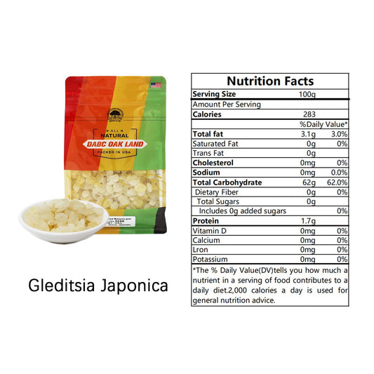 DABC OAK LAND Dried Snow Swallow Natural Malaysia, 100% Natural Snow Lotus Seed Gum Gleditsia Sinensis, Plant Collagen and Low Fat, Good With Peach Gum 清熱潤肺 排毒養顏 AAA級精選 野生雙莢皂角米 雪蓮子 16OZ/Bag