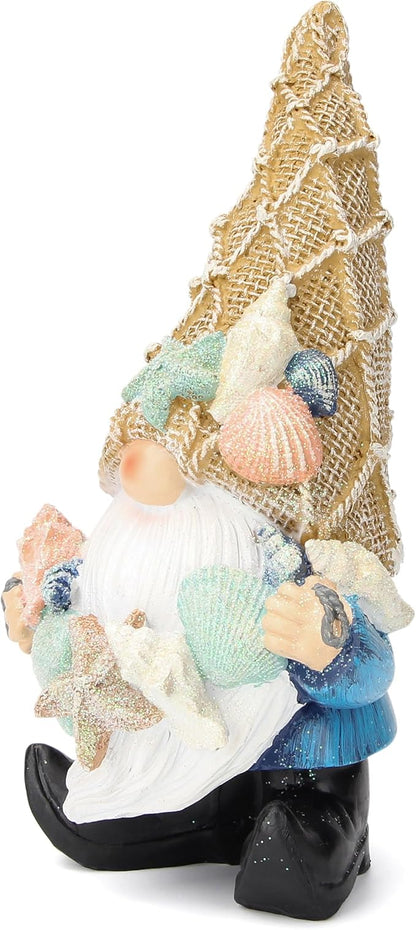 Leekung Garden Gnomes Statues - Outdoor Funny Garden Decor - Ocean Gnomes for Indoor/Outdoor, Beach, Patio, Lawn, Yard, Porch, Bookshelf Gifts