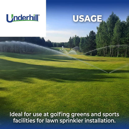 Underhill Plumbing Tools for Sprinkler System, EasyCap Female FPT Fitting for EasyOut Sprinkler Tool, Plug Off Unwanted Sprinklers, A-EO-05EC, 24 Pack