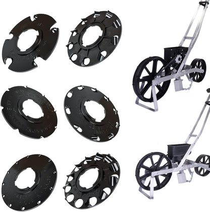 60009 Seed Plate Replacement for Earth-Way 1001-B Seeder, Precision Seeder Plate for Sweet Corn, Radish, Carrot, Peas, Beans & More