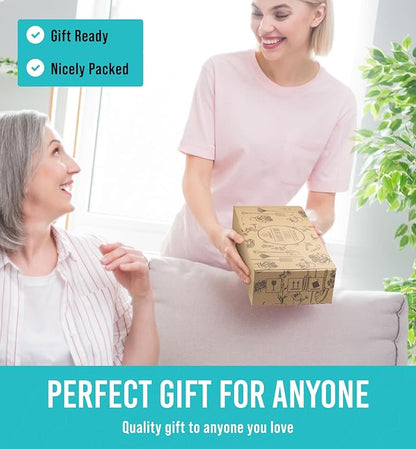 Heavy Duty Garden Tools 22 Pieces Floral Set - Rust Proof, Non-Slip, Durable Gardening Supplies - Ergonomic Hand Tools - Ideal Gardening Gifts for Women, Men Mom, Dad