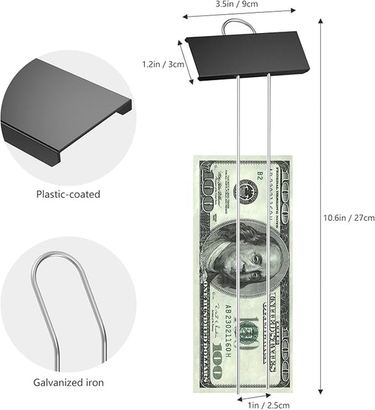 STARTOSTAR 50-Pack Metal Plant Labels Weatherproof Garden Markers,Height 10.6'', Label Area 3.5''X 1.2'' Reusable Nursery Tags for Vegetables Herb Flower Seed Greenhouse - Black