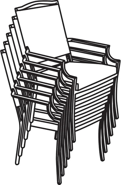 Classic Accessories Terrazzo Stackable Patio Chair Cover