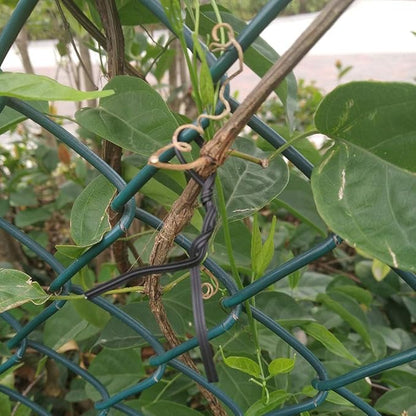 Plastic Black 6" Twist Ties, Reusable Cable Ties,Long Garbage Bag Twist Ties, Trash Bag Coated Ties, Twisty Ties for Organizing, Plant Hollding, Office, Christmas Tree (500 Pcs/6 inch)