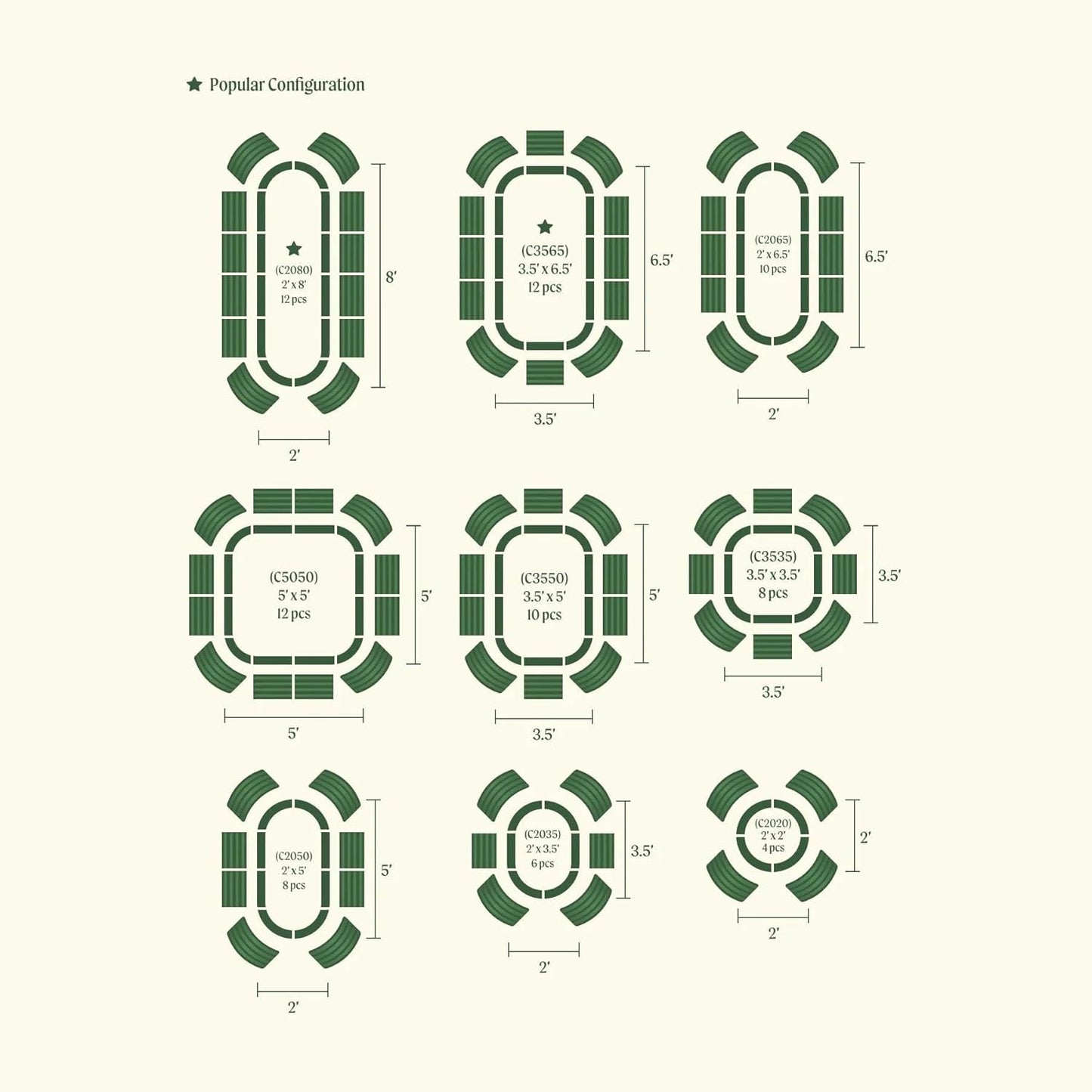 Vego garden 17" Tall 9 in 1 Novel Metal Raised Garden Bed Kits Modular Planter Beds with 2 in 1 Wrench & Magnetic Plant Tags for Vegetables Flowers, Sky Blue