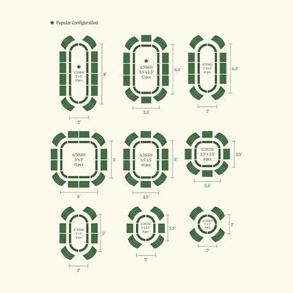 Vego garden 17" Tall 9 in 1 Novel Metal Raised Garden Bed Kits Modular Planter Beds with 2 in 1 Wrench & Magnetic Plant Tags for Vegetables Flowers, Sky Blue