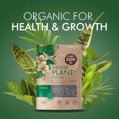 Indoor Plant Food - All-Purpose Fertilizer (Liquid Alternative) - Best for Houseplants Indoors + Common Home Outdoor Plants in Pots (5 oz)