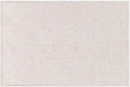 CAMILSON Easy Jute Rug 2x3, Indoor Outdoor Off-White Farmhouse Area Rugs for Living Room and Kitchen Rug, Solid Woven Design, Easy-Cleaning, Washable Outside Carpet Alfombras (2 x 3)