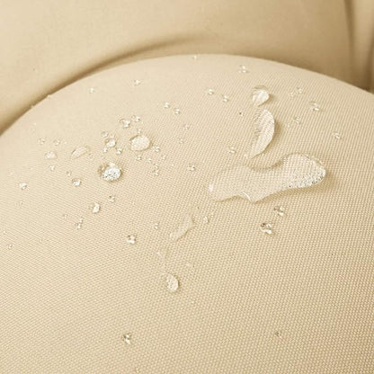 ARTPLAN All Weather Chair Outdoor Cushions Wicker Tufted Pillow with Back for Outdoor Furniture