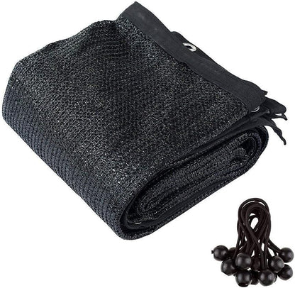 Agfabric 70% Sun-Block Shade Cloth Net Mesh Shade with Grommets for Garden Patio 10’ X 20’, Black