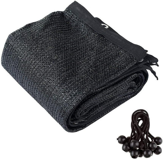 Agfabric 70% Sun-Block Shade Cloth Net Mesh Shade with Grommets for Garden Patio 10’ X 20’, Black