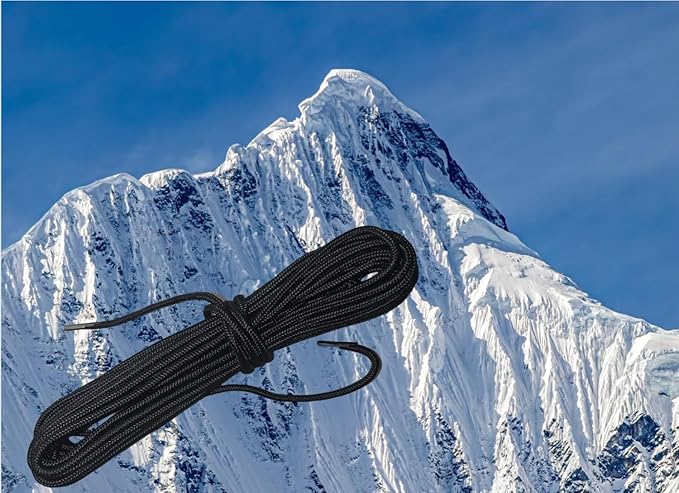 Patio Furniture Replacement Binding Rope 34ft,for Outdoor Hammock,Loungers,Hanging, Swing Chair (Black, Super Tension Rope)