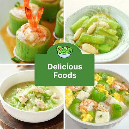 Luffa Gourd Seeds, 40 Non-GMO Heirloom Vegetable Seed, Planting for Outdoor Garden