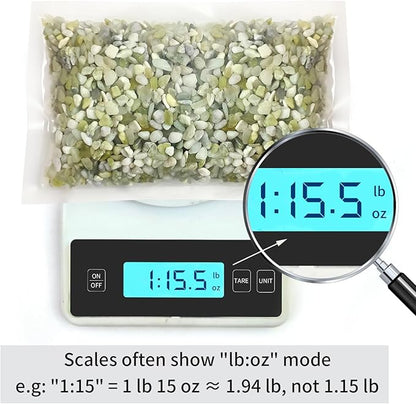 2 lbs Jade Rocks for Plants Indoor, 1/4 inch Small Pebbles for Plants, Decorative Rocks for Succulents Cactus Vases Landscaping Drainage and Outdoor Garden Rocks