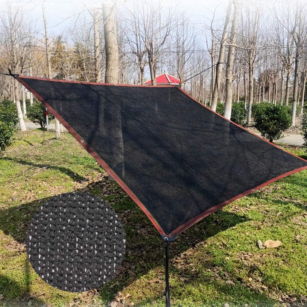winemana 70% Black Shade Cloth, 20 x 20 FT Durable Mesh Tarp with Grommets, Resistant Garden Sun Shade Netting with Taped Edge for Plant Cover, Greenhouse, Patio, Tomatoes, Chicken Coop, Barn Kennel