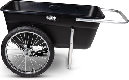 Smart Carts Premium Yard Cart - Strong, Lightweight, and Perfectly Balanced (20" Air Filled Wheels)