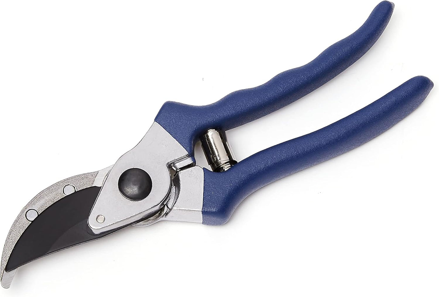 Amazon Basics Professional Hand Pruners, Garden Clippers, Pruning Shears, 8-inch Steel Bypass Garden Scissors, Blue