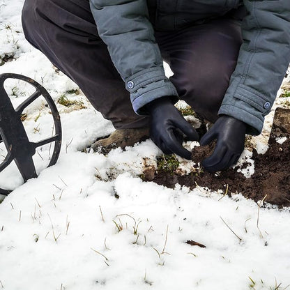 KAYGO Winter Waterproof Work Gloves for Men and Women, Thermal Insulated Freezer Rubber Coated Gloves,Super Grip,KG160, Small