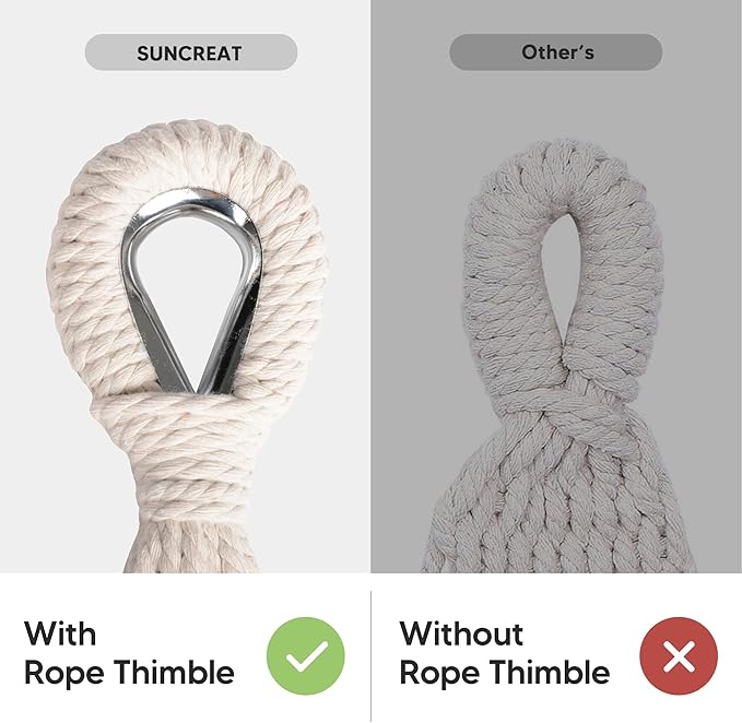 SUNCREAT Hammocks Outdoor Camping Double Hammock, Extra Large 2 Person Hammock for Camping, Green & Red