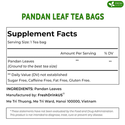 FreshDrinkUS, Premium 120 Spearmint Tea Bags, 100% Natural & Pure from Spearmint Leaves. Loose Leaf Spearmint Herbal Tea. Made with Natural Material Tea Bags. No Sugar, No Caffeine, No Gluten, Vegan.